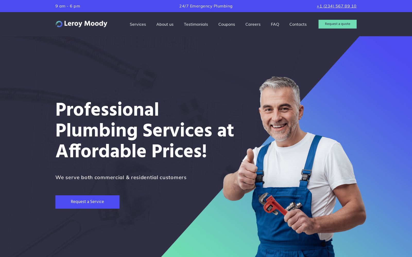 Emergency service and local trade website design for Banbridge Emergency service and local trade website design for Banbridge